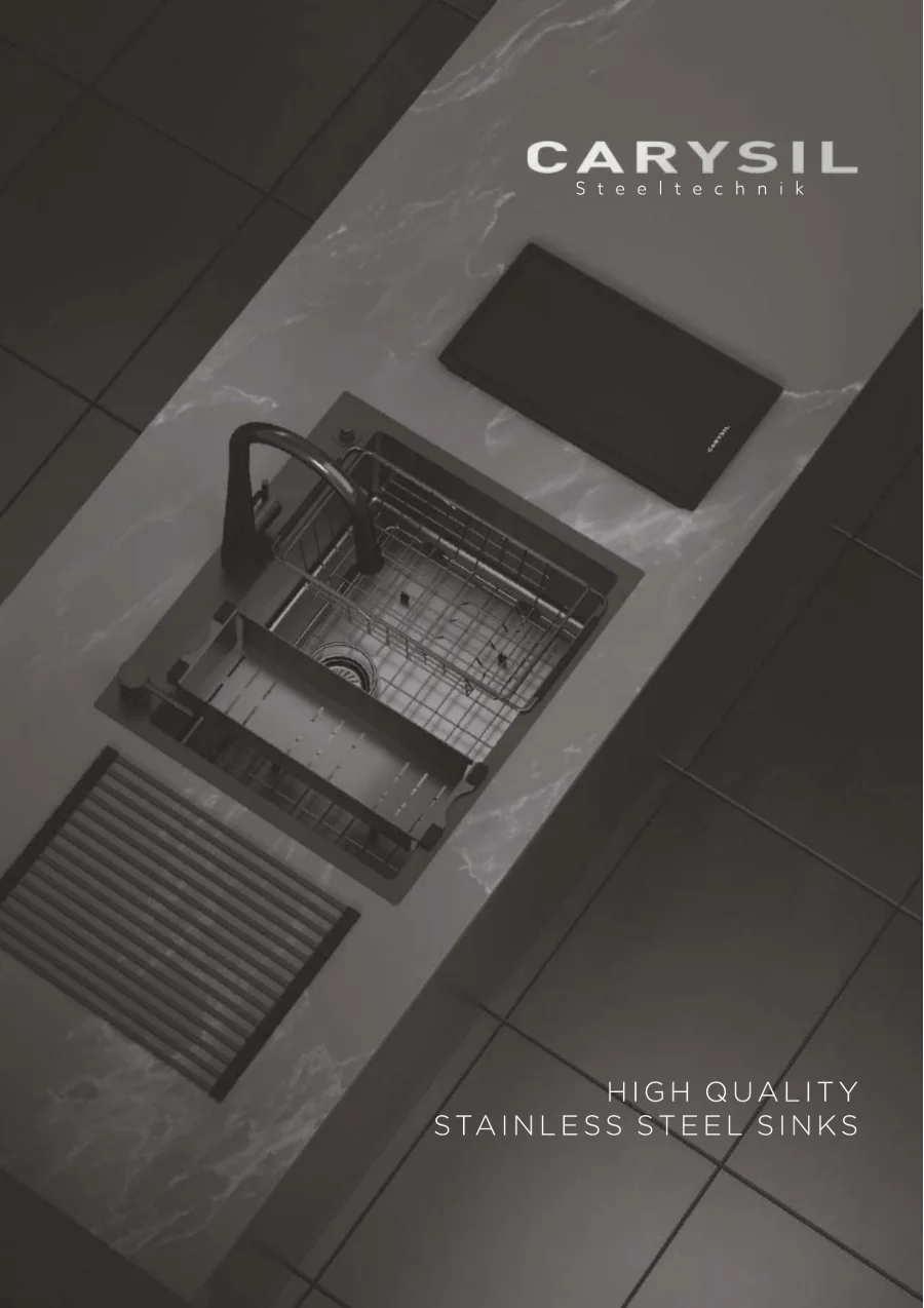 Black Steel A5 catalogue cover