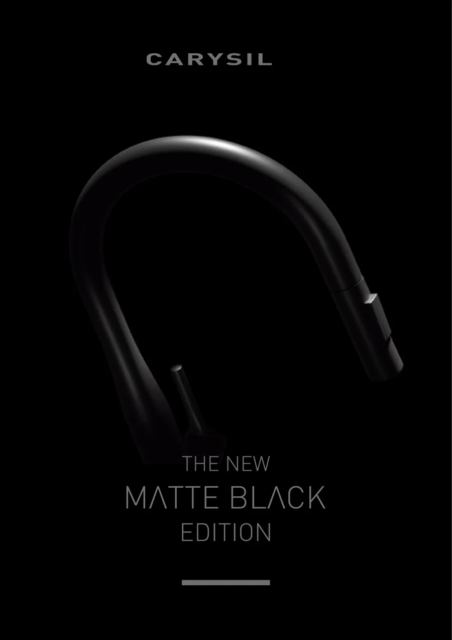 Matte Black Sinks Edition catalogue cover