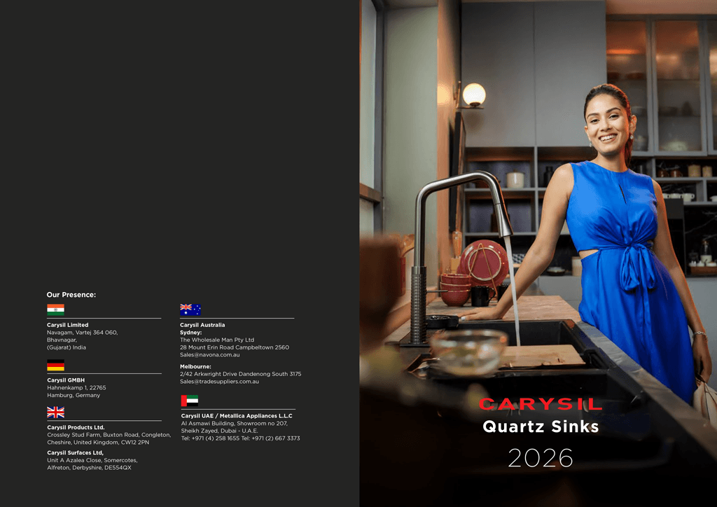 Australia Wholesale Granite Sink Catatalog catalogue cover