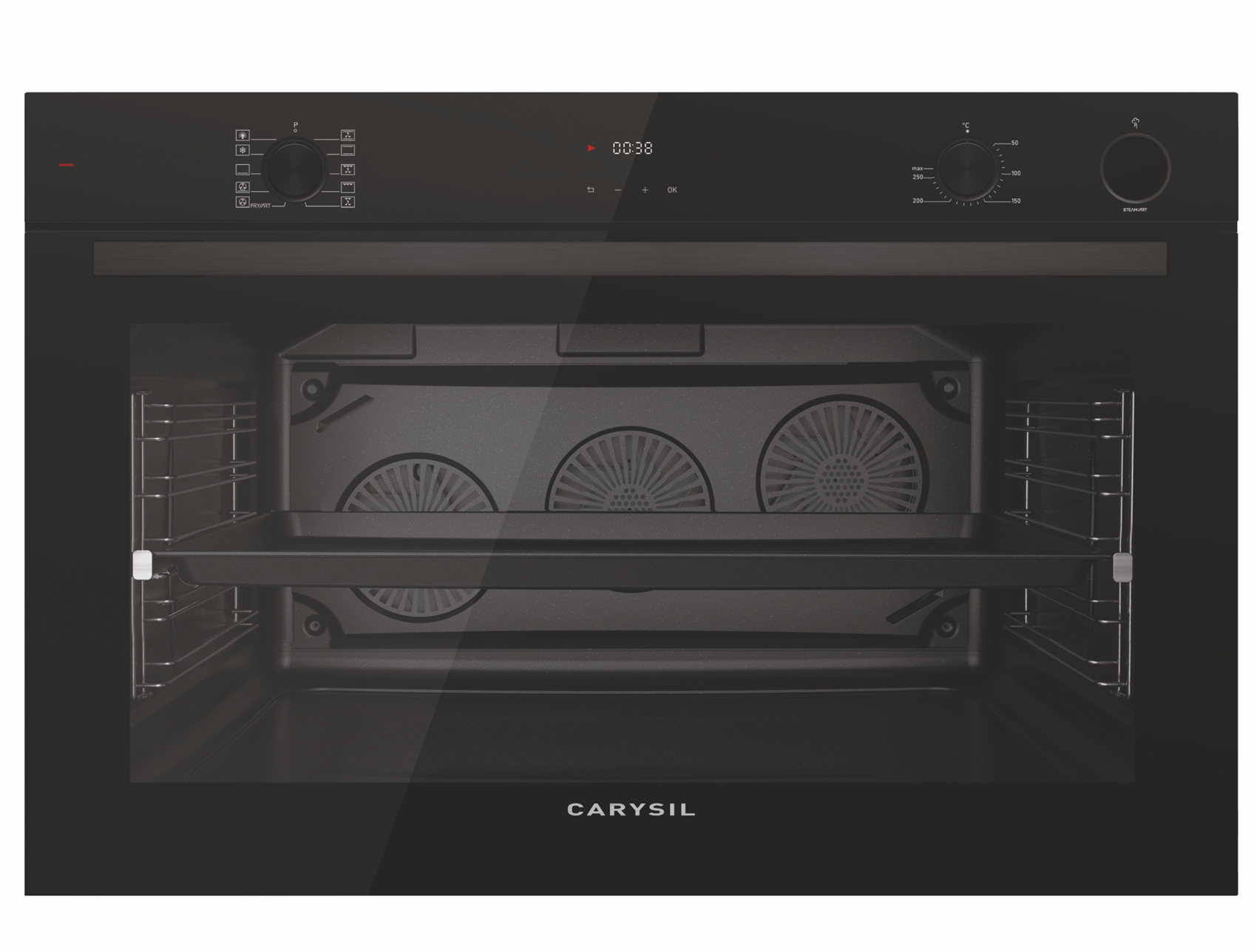 Carysil Linear Advance Oven 90 cm, front view