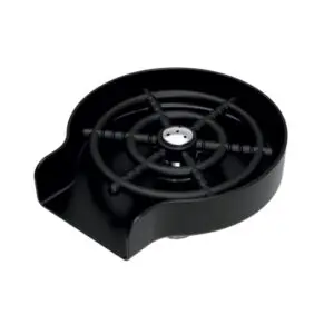 Carysil Glass Rinser for Kitchen Sink, Automatic Cup Washer for Kitchen Sink, 304-grade Stainless Steel, 5 Spray Holes, Bar Glass Rinser and Bottle Rinser, Matt Black Finish