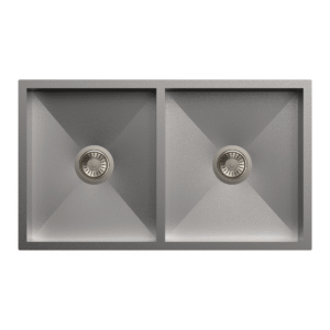 Carysil Quadro Double Bowl 34x20x8