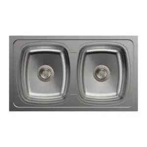 Carysil Elegance Double Bowl 34x20x8
