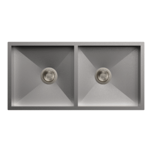 Carysil Quadro Double Bowl 36x18x8