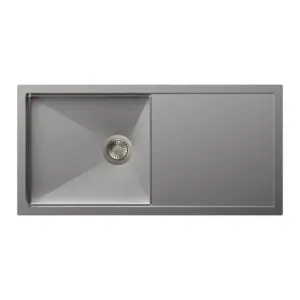 Carysil Micro Radius R10 Single Bowl with Drainer 40x20x8