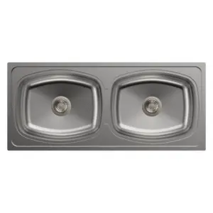 Carysil Elegance Double Bowl 45x20x9