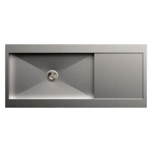 Carysil Rege Single Bowl With Drainer 46x20x8