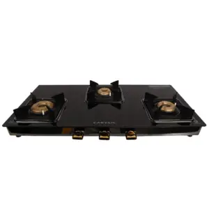 PVD Cooktop Gun Metal 3 Burner