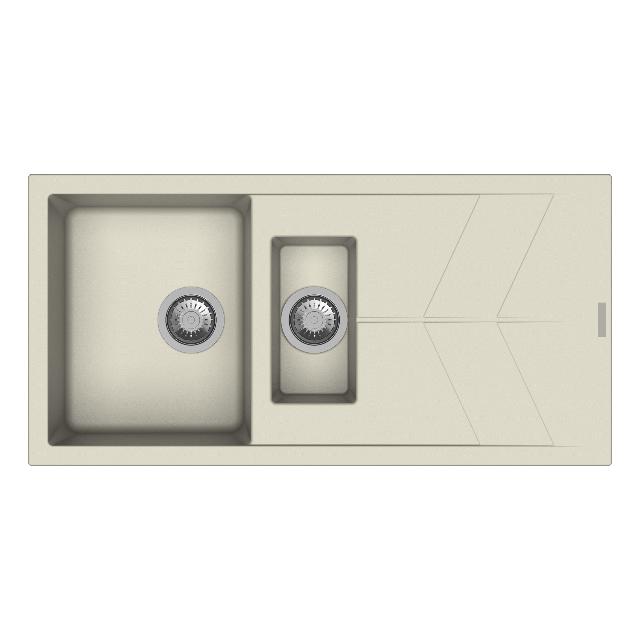 Carysil D150 Jazz One and Half Bowl with Drainer Kitchen Sink