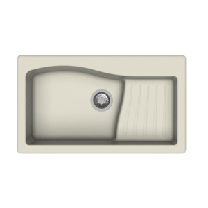 Carysil D100 New Ascend Single Bowl with Drainer Kitchen Sink