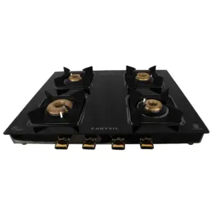 PVD Cooktop 4BR - Gun Metal