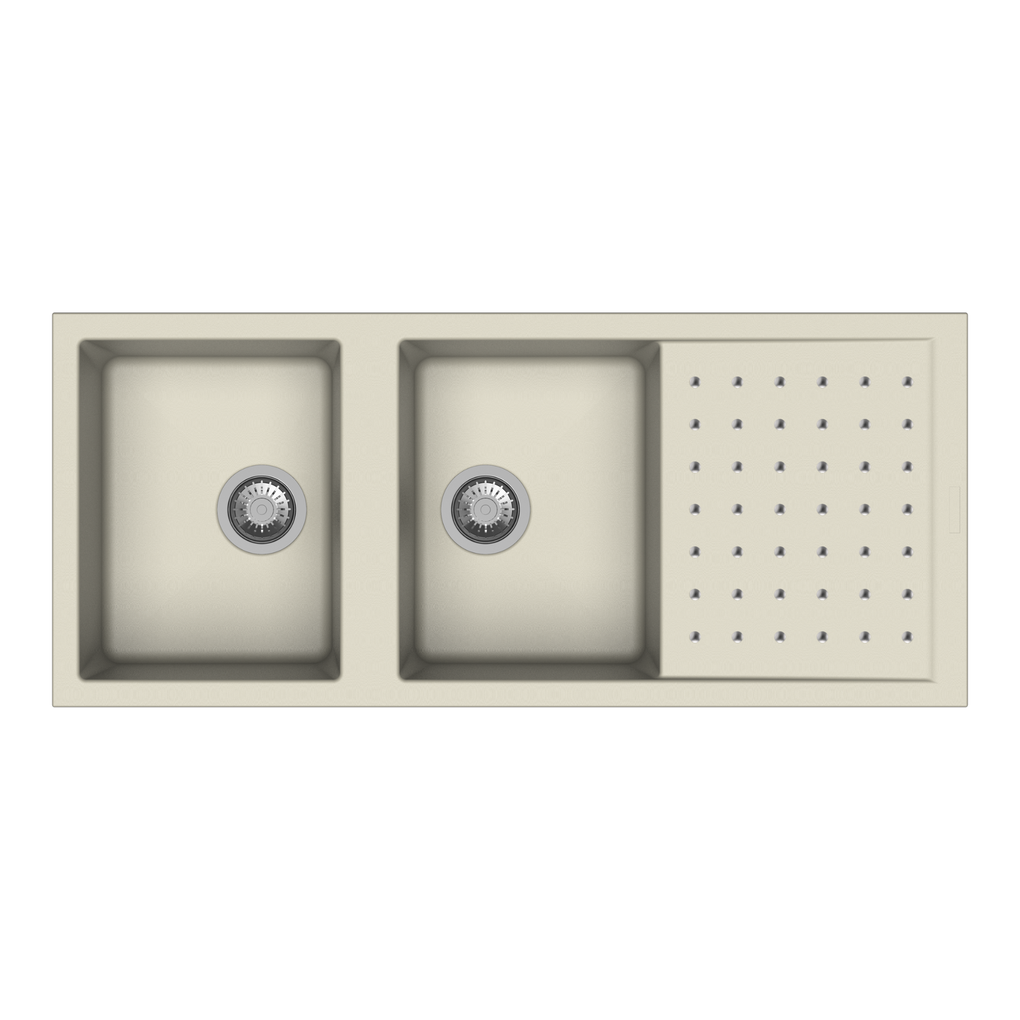 Carysil D200 Polo Double Bowl with Drainer Kitchen sink