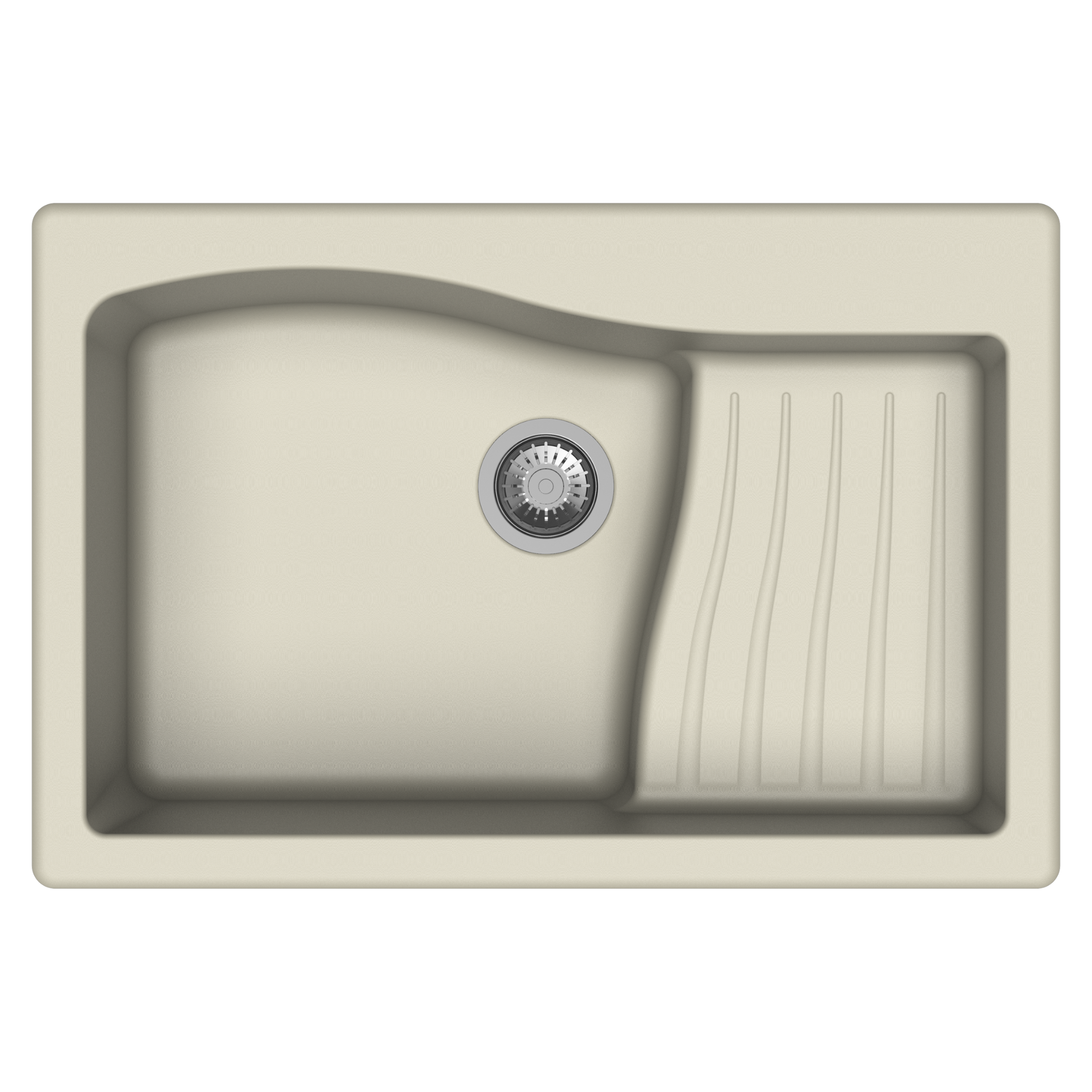 Carysil D100 Swan Single Bowl with Drainer Kitchen Sink