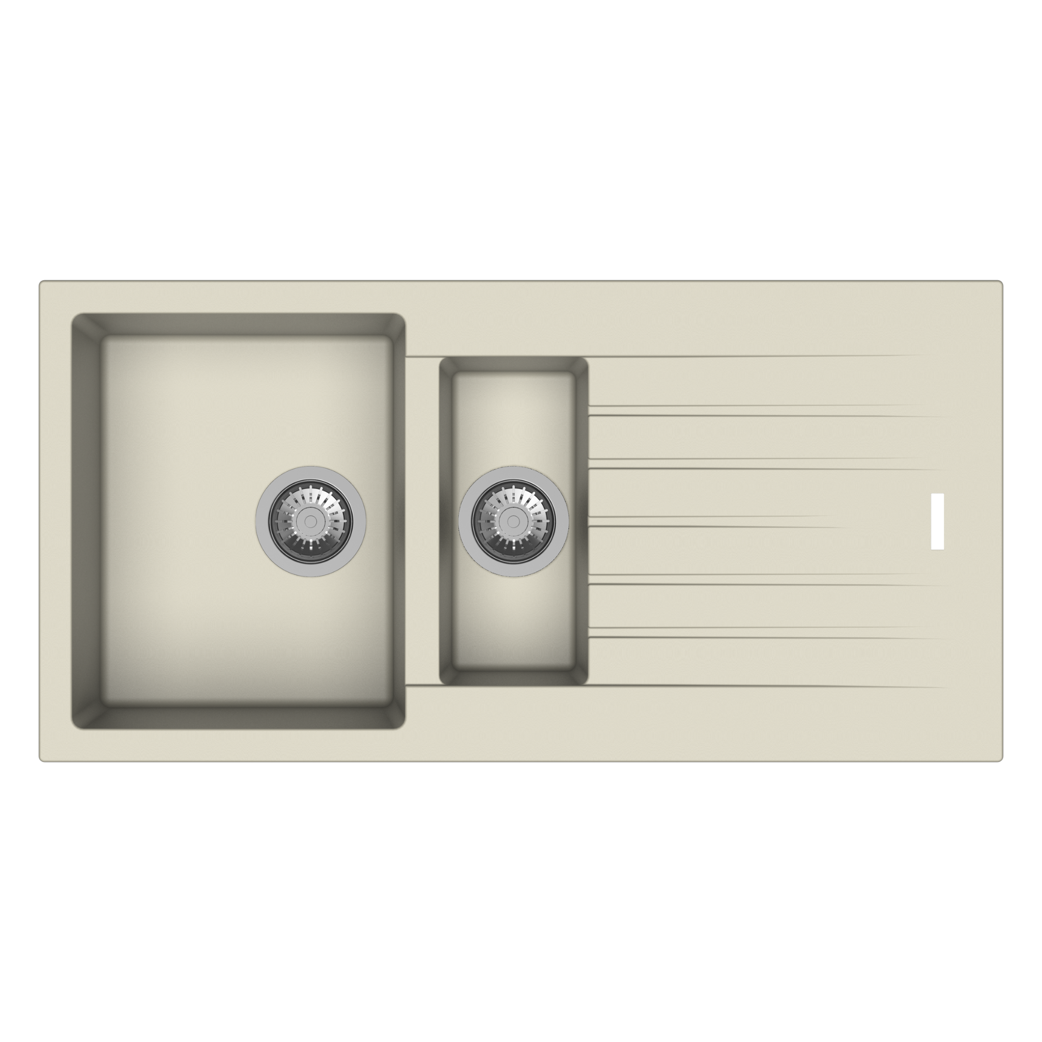 Carysil D150 Tip Toe Single with Drainer Kitchen Sink