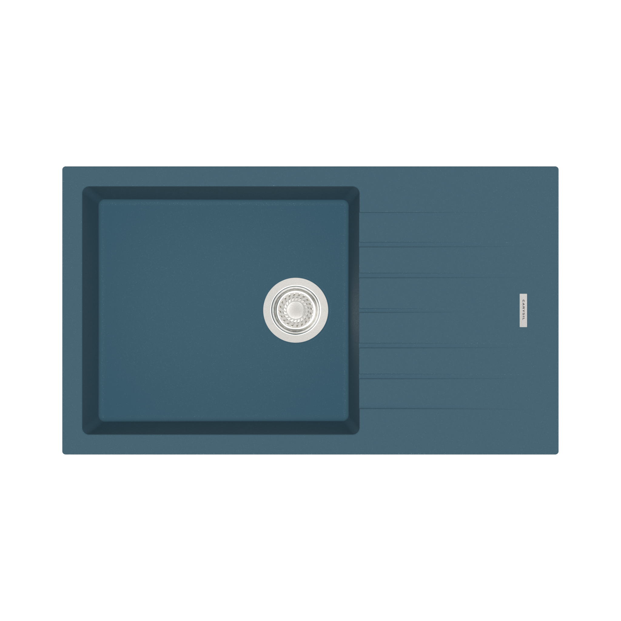 Carysil D100B Tip Toe Single Bowl with Drainer Kitchen sink