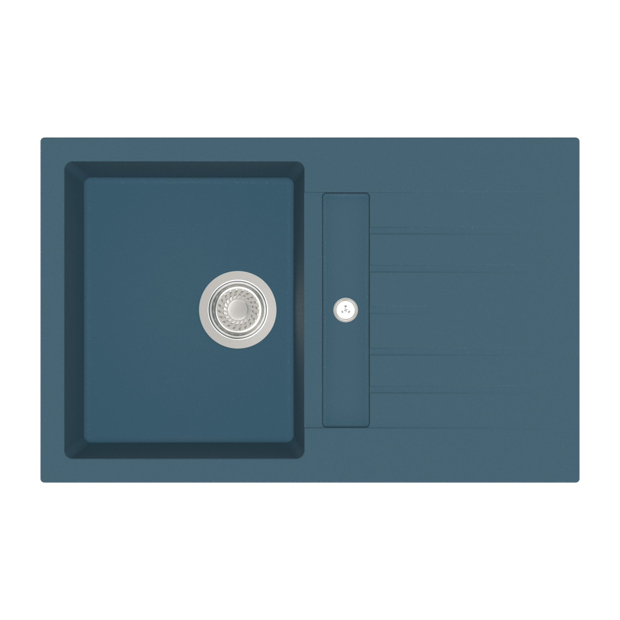 Carysil D100S Tip Toe Single Bowl with Drainer Kitchen Sink