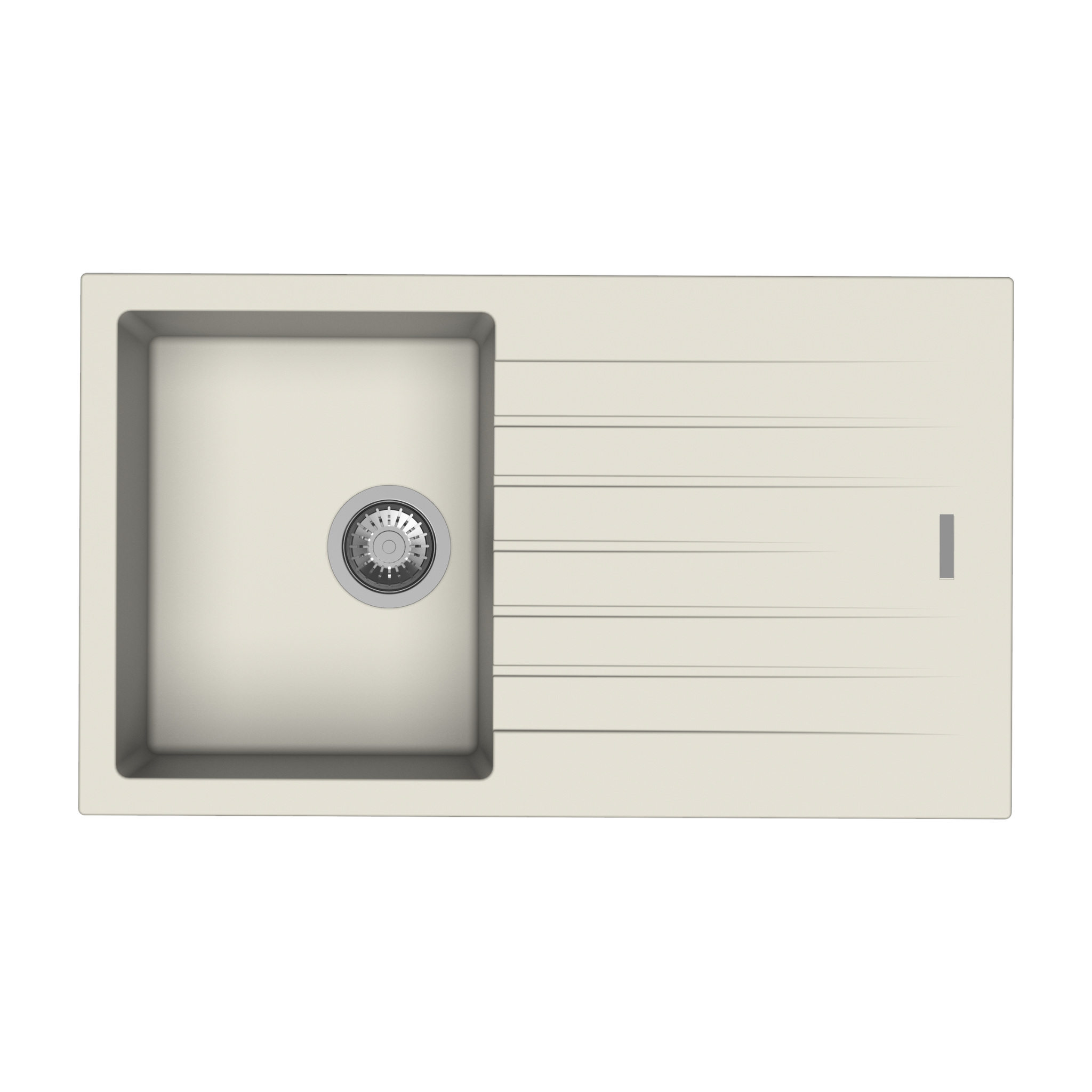 Carysil D100 Tip Toe Single Bowl with Drainer Kitchen Sink