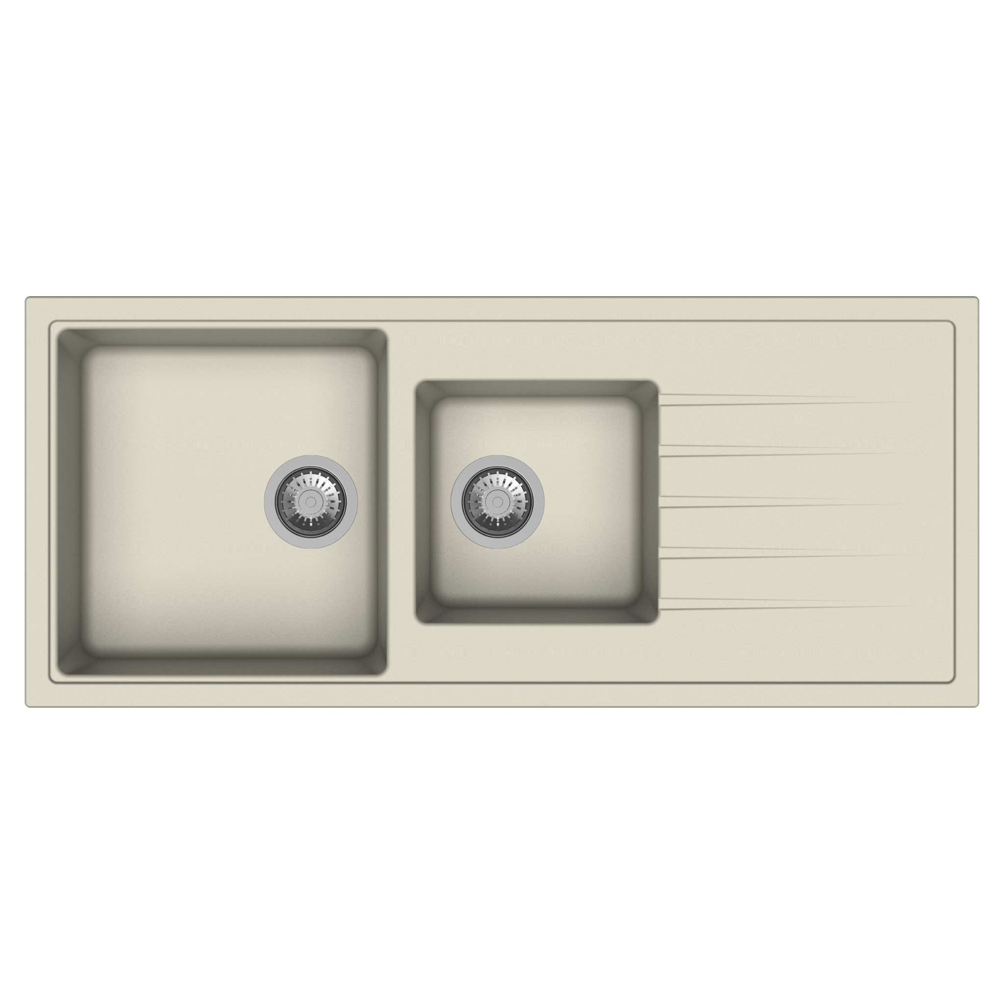 Carysil D200 Vivaldi Double Bowl Kitchen Sink with Drainer