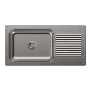 Carysil Vogue Single Bowl With Drainer 40x20x9